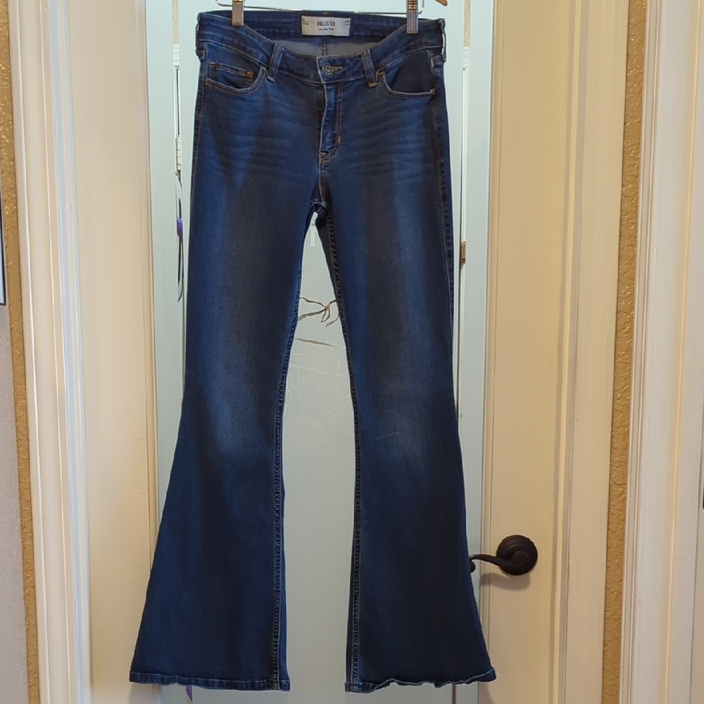 Hollister Deep Blue Flare Jeans